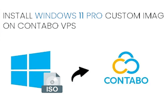 install windows 11 pro on the contabo server