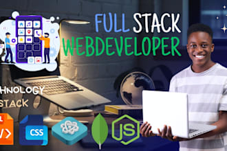 make full stack website development in mern stack