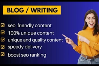 be your perfect blog writer