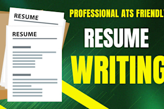 write and upgrade your resume, cover letter and linkedin profile