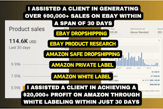 elevate your ebay dropshipping , amazon dropshipping , winning product research