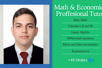 help you with math and economy