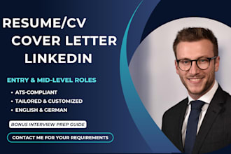 write and transform your resume, cover letter and linkedin