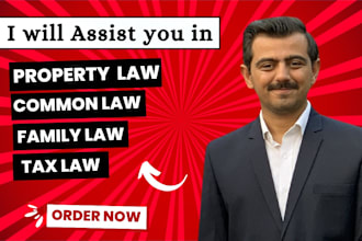 assist you in family law, common law, traffic law, property law and tax law
