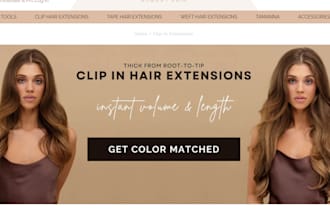 do hair extension shopify store hair care beauty cosmetic wig skincare website