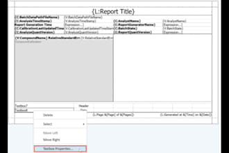 do report template design for agilent masshunter, cds2, chemstation