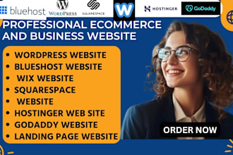 do ecommerce website, hostinger website design bluehost siteground godaddy ionos