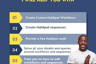 setup hubspot automation workflows and sequences