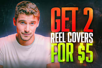 design viral reel cover thumbnails for instagram and tiktok