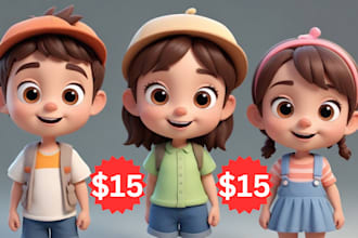 unique custom avatar for social media, gaming, and more