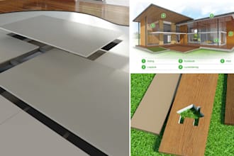 create 3d product renders for brochure and marketing visuals