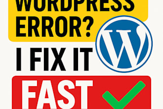 fix wordpress errors, bugs, crashes and broken websites fast