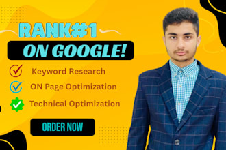 do best on page SEO service and technical optimization for your website