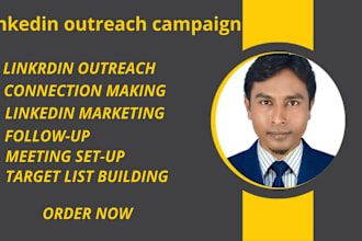 strategic linkedin outreach campaign with a daily report