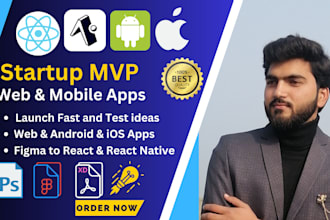 develop your mvp app, rapid prototype for startups