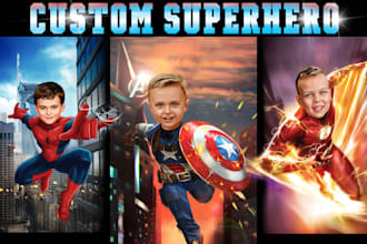 create a custom superhero from your photo