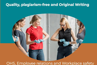 do occupational health, assigned, workplace safety, training, employee relations