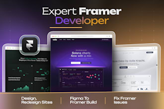 design framer website, fix framer issues, or convert figma to framer