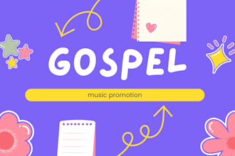 create email marketing campaign to promote gospel music