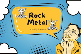 increase your monthly listeners with rock metal monthly listeners
