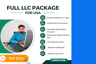 create your US llc and get an ein fast