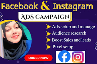 manage facebook and instagram ads campaign