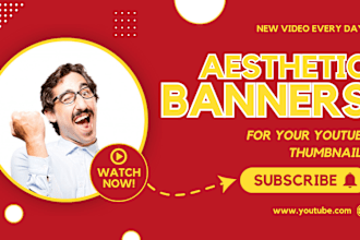 create catchy aesthetic youtube thumbnails in 12 hours