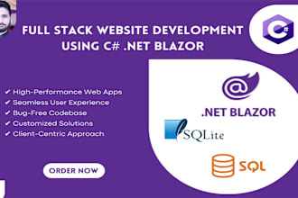 develop blazor server applications