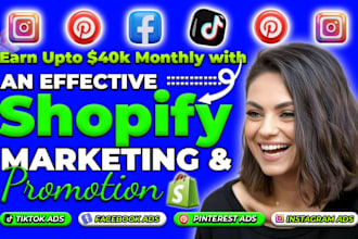 do shopify ecommerce marketing, shopify store promotion to boost shopify sales