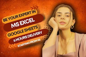 be expert in excel dashboard, pivot tables, graphs, vlookup, vba and macros