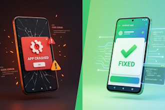 fix android app bugs, crashes, and errors in android studio