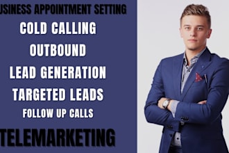 be your sales representative and appointment setter and sales closer