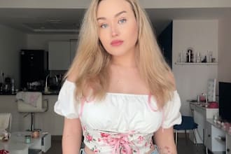 be your female model for photos or videos