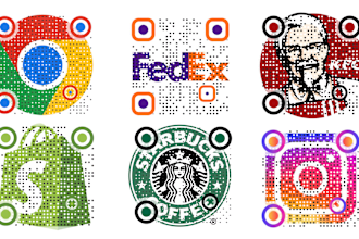 create dynamic qr codes with your brand logo in 30mins