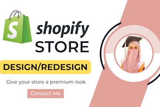 design or redesign your shopify store