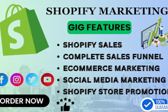 increase shopify marketing sales for shopify ecommerce marketing etsy promotion