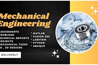 assist you in mechanical engineering projects and assignment