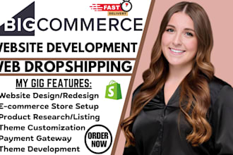 design bigcommerce website, bigcommerce redesign, bigcommerce dropshipping store
