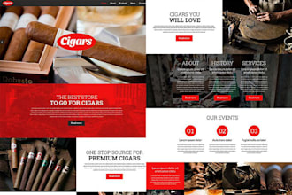 design branded cigar shopify store marijuana website canabbis vape website