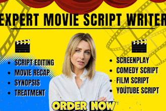 do movie script screenplay screenwriting feature film script, tv series tv pilot