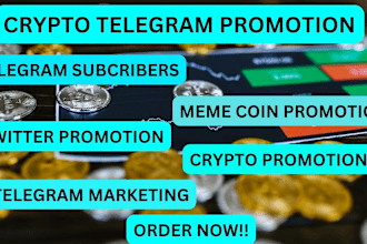 do telegram promotion, solana, memecoin, website, token launch, presale, twitter