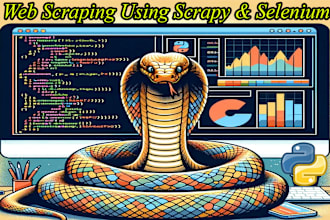 do best web scraping using scrapy and selenium