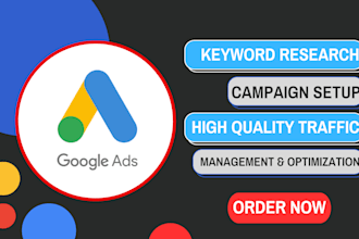 setup and manage google ads adwords ppc campaigns