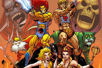 illustrate comic art and comic book illustration