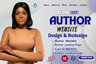author website, ebook website, ebook landing page, course, book launch website