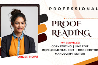 proofread, line or developmentally edit your poetry book, kdp book formatting