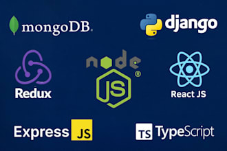 do full stack web application development mern and django