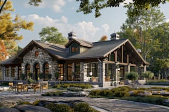 create architectural images for you with ai enhanced