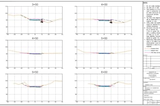 create as built roadworks, cross sections in civil 3d