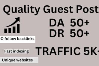 do guest posts on high authority site da70